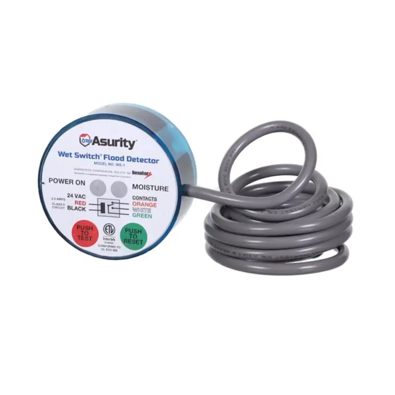 Wet Switch Water Leak Detection Alarm Model Ws-1 9.6" Height