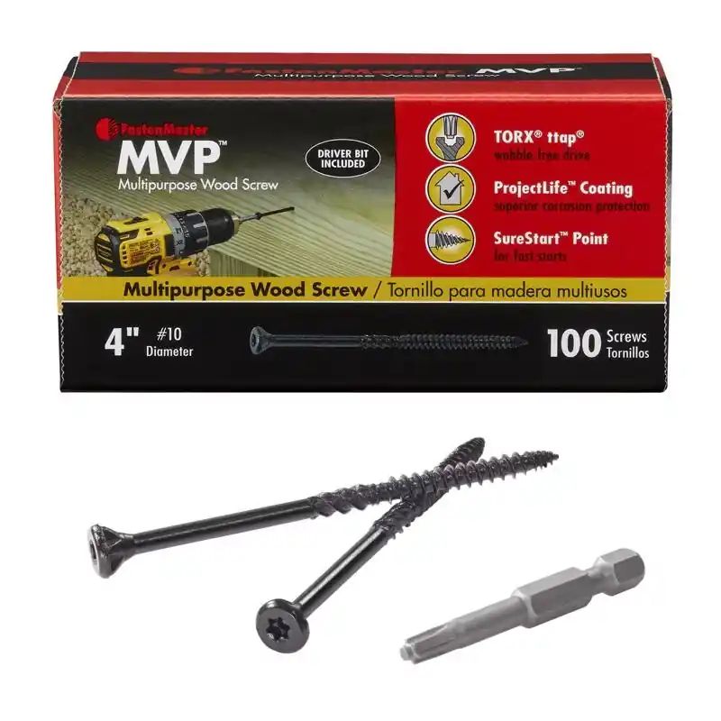 Mvp 4 In. L Torx Ttap Self-tapping Wood Screws 100 Pk