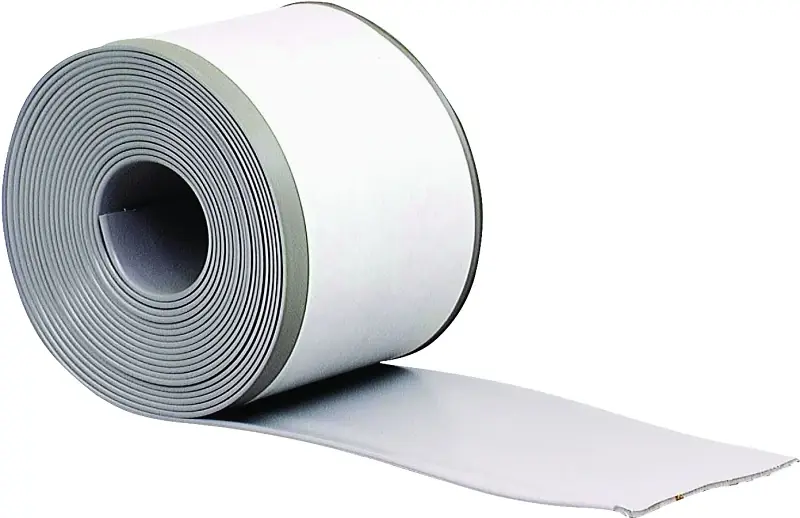 4 In. X 20 Ft. Silver Gray Vinyl Adhesive Wall Base