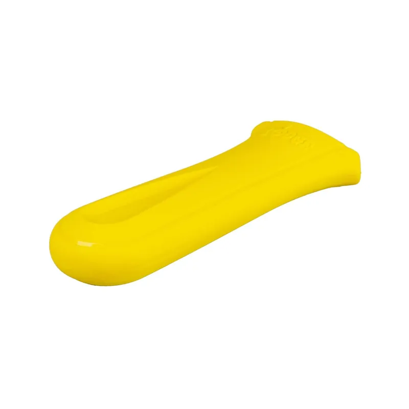 Deluxe Yellow Silicone Skillet Handle Holder 6 X 3 X 1 Inches
