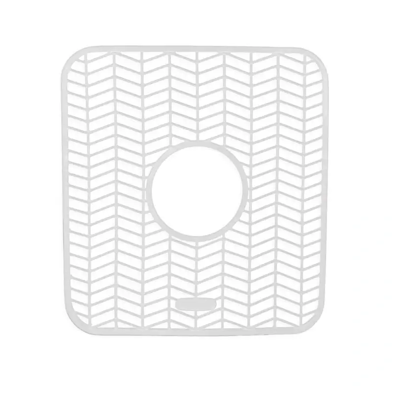 Clear Silicone Sink Mat 11.5 X 12.5 X 0.4 Inches
