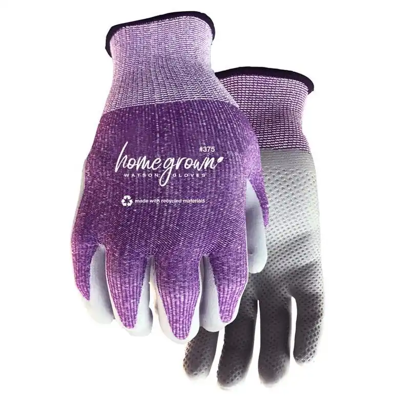 Eco-friendly Garden Gloves With Foam Nitrile Palm Grip For Women - Karma - Medium