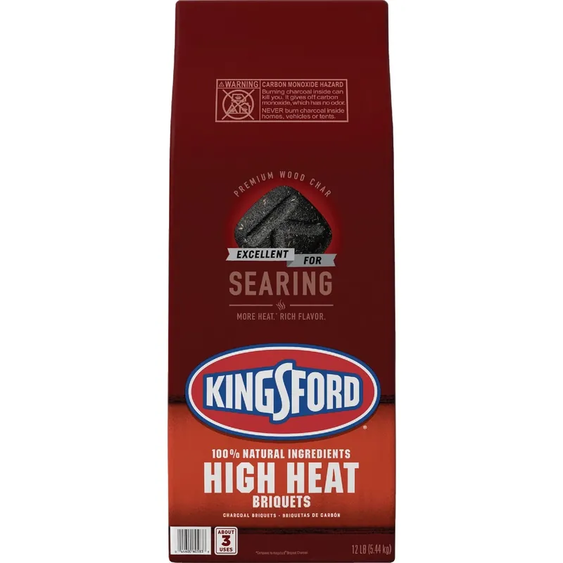 High Heat Charcoal Briquettes, 12 Lbs.