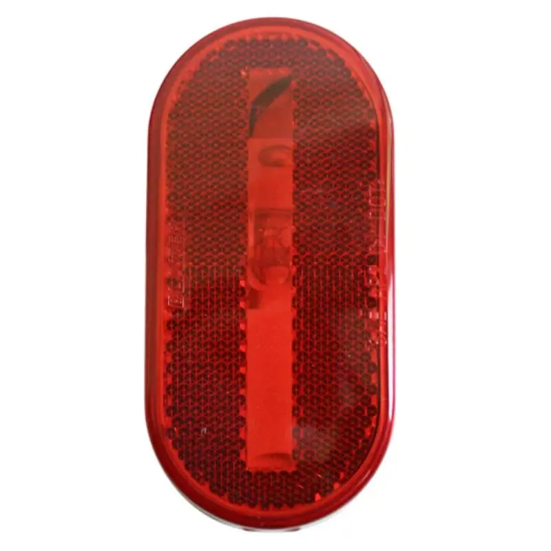 Red Oval Clearance Side Marker Light 12v Acrylic Lens