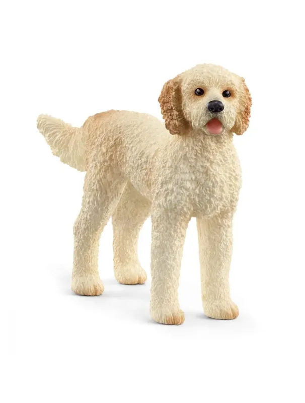 Goldendoodle Dog Figurine Brown 1 Pc