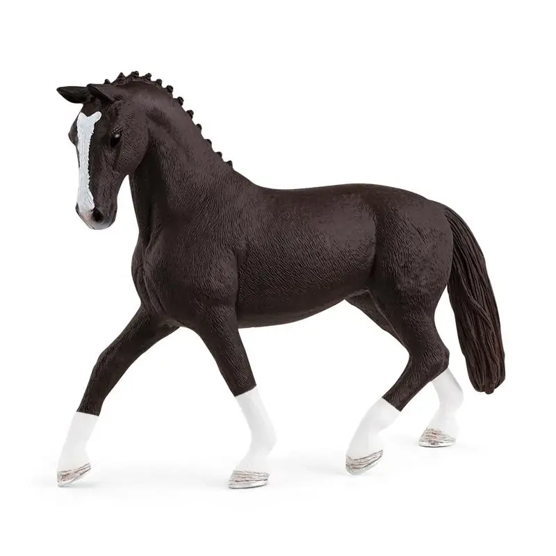 Hanoverian Mare Horse Toy Black, Synthetic Material, 3+ Age