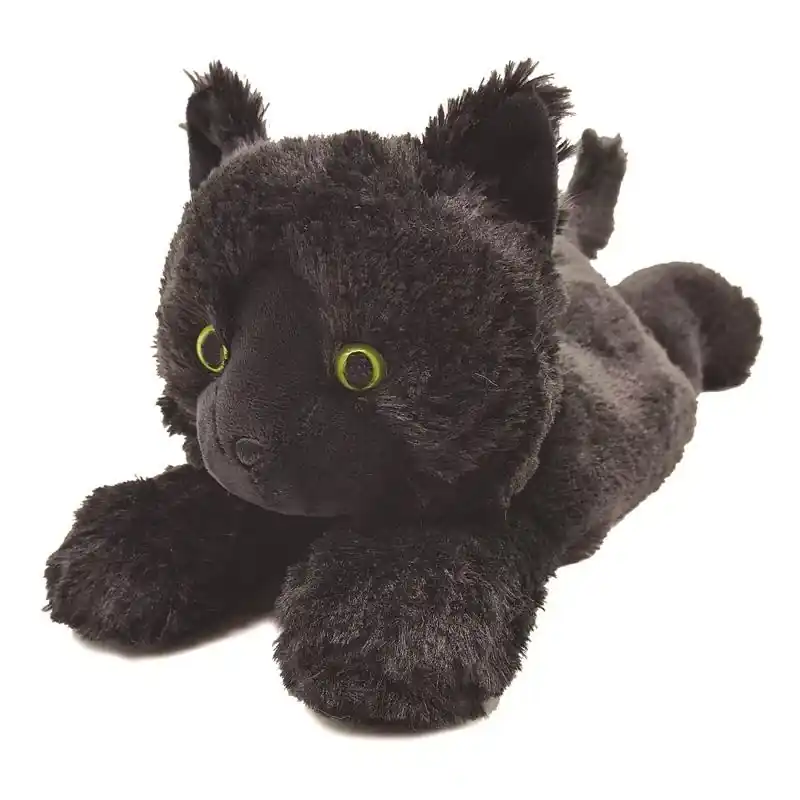 Black Cat Plush Stuffed Animal, 15 Inch