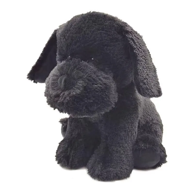 Black Labrador Plush Stuffed Animal – 10″ Cuddly Companion