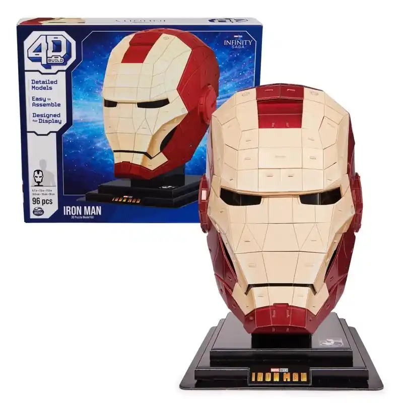 Iron Man 4d Puzzle Multicolored 96 Pc
