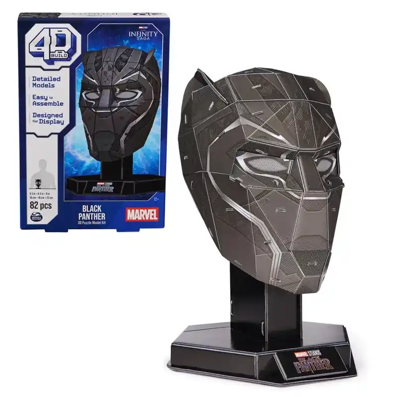 Black Panther 3d Puzzle Black 82 Pc