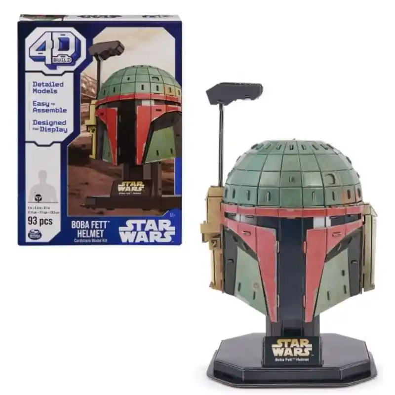 Boba Fett Helmet 3d Puzzle Multicolored 93 Pc