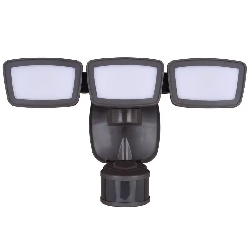Motion-sensing Hardwired Led Bronze Security Floodlight 3200 Lumens