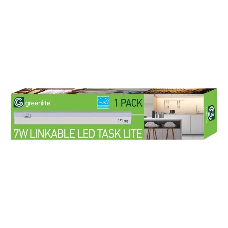 12 Inch White Plug-in Led Under Cabinet Light Strip 600 Lumens