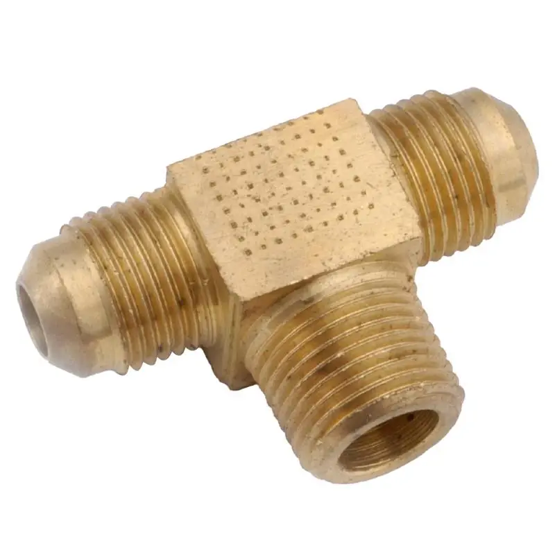 1/4 In. Flare Brass Branch Flare Tee Lead-free