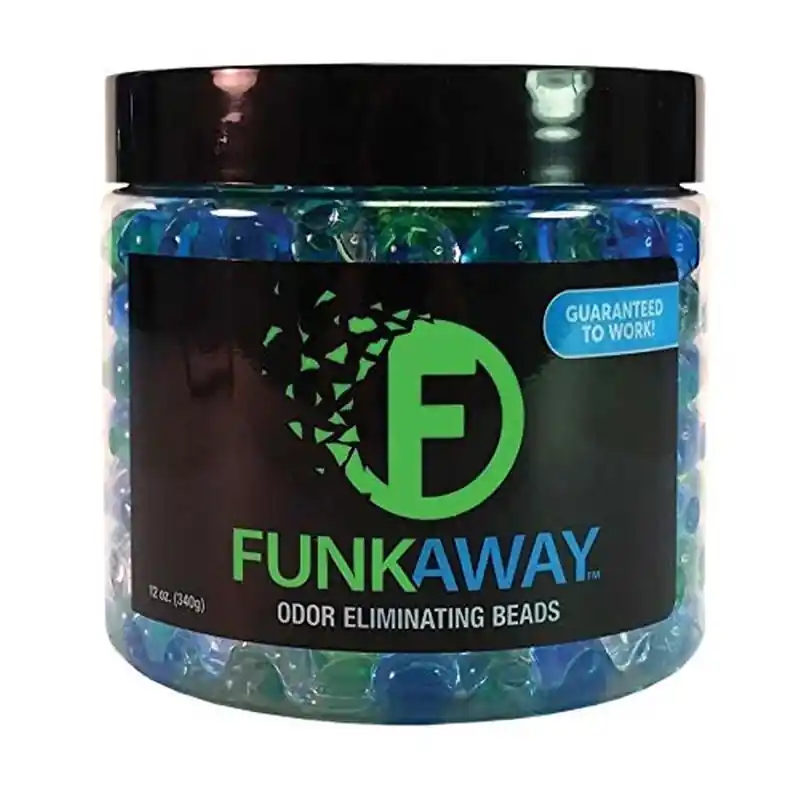 Funkaway Fresh Clean Scent Odor Eliminating Beads 12 Oz Jar