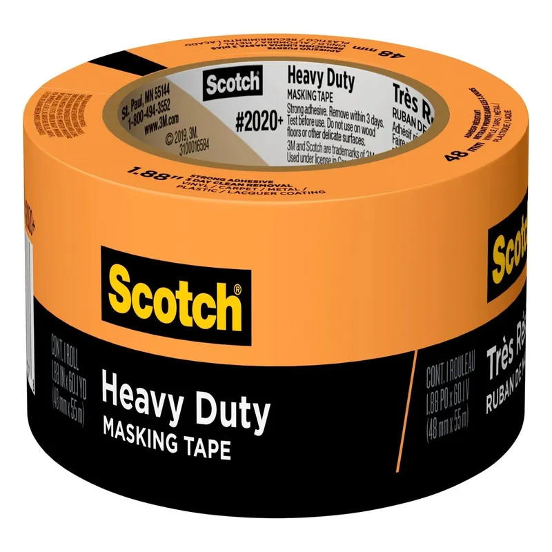 1.88 In. W X 60 Yd L Orange Strong Strength Masking Tape 1 Pk