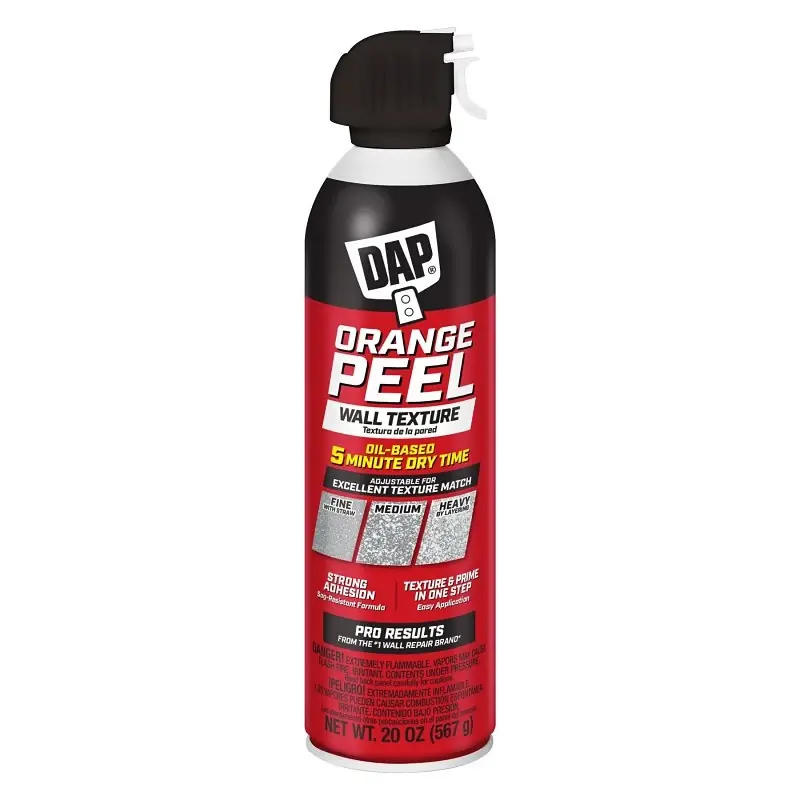 20 Oz White Oil-based Orange Peel Wall Spray Texture
