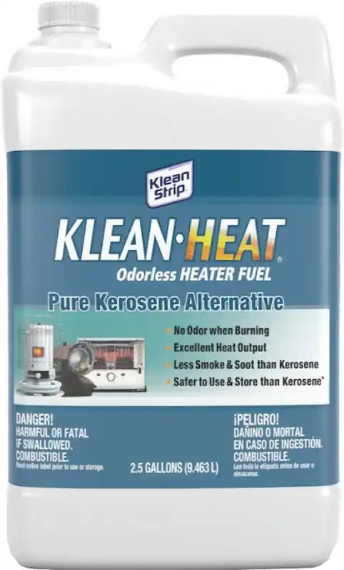 Klean-heat Odorless Clean Burning Fuel Kerosene Alternative 2.5 Gallons