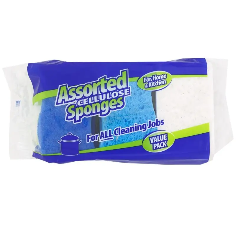 Medium Duty Sponge For All Purpose 10 In. L 6 Pk