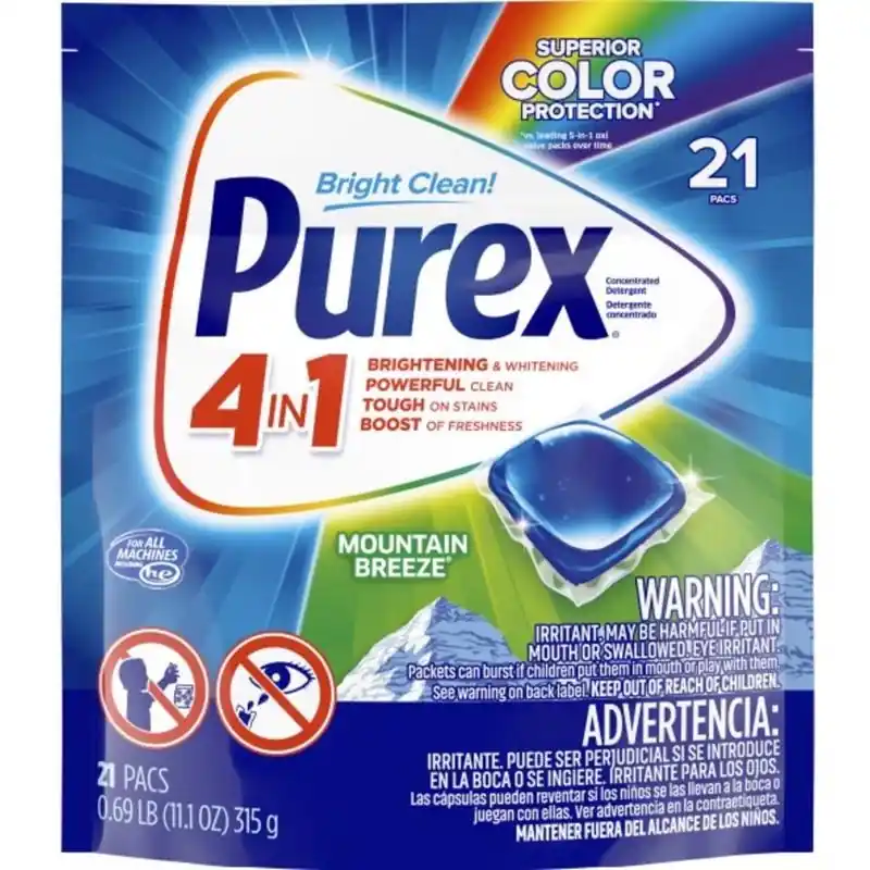Mountain Breeze Scent Laundry Detergent Pod 11.1 Oz 21 Pk