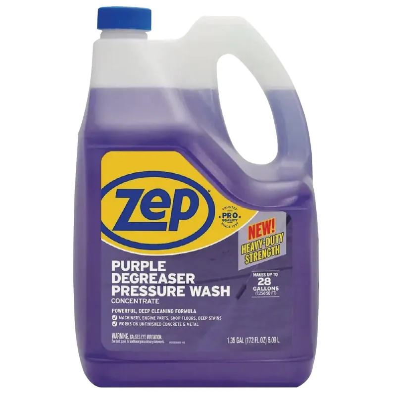 172 Ounce Purple Pressure Wash Outdoor Cleaner - Powerful Liquid Concentrate