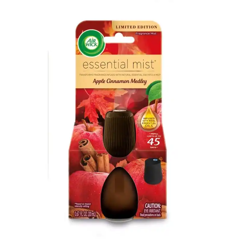 Apple & Cinnamon Scent Air Freshener Refill 0.67 Oz Liquid