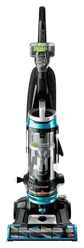 Swivel Rewind Pet Vacuum, Maximized Pet Hair Removal, Swivel Steering, Auto Cord Rewind
