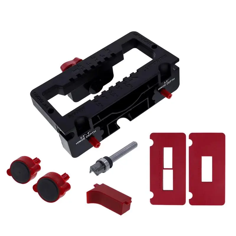 Hinge Jig Door Hinge Template 7 Piece Abs Plastic