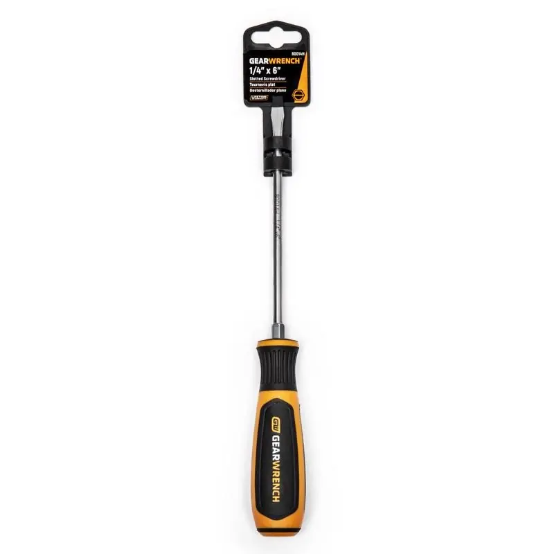 1/4 In. X 6 In. Alloy Steel Slotted Screwdriver