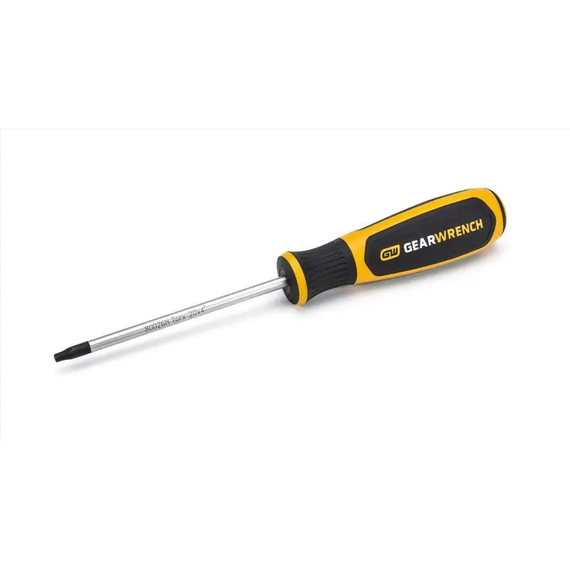 T20 X 4 Inch Alloy Steel Torx Screwdriver Bi-material Handle