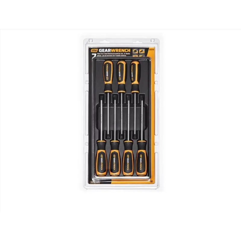 7 Piece Torx Dual Material Screwdriver Set, Alloy Steel Shaft