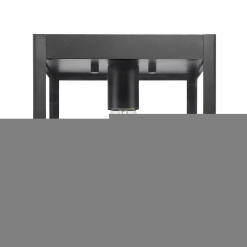 Matte Black Dimmable Outdoor Light Fixture, Incandescent/led, Hardwired