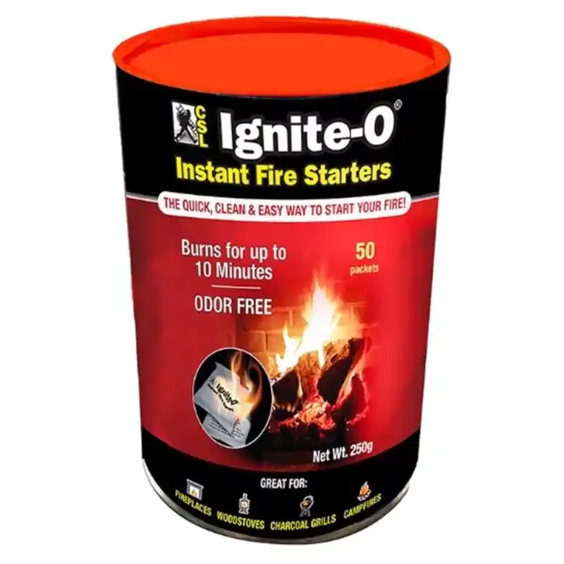 Csl Wood Fiber Fire Starter Packets 10 Min 50 Pk