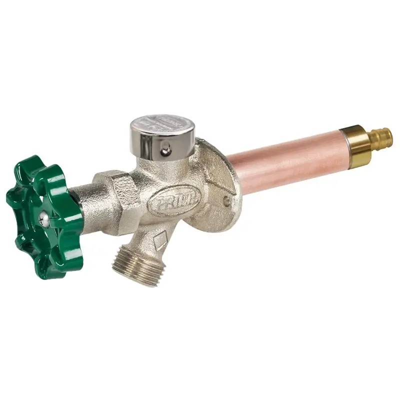 1/2 Inch Pex Anti-siphon Brass Freezeless Wall Hydrant Satin Nickel