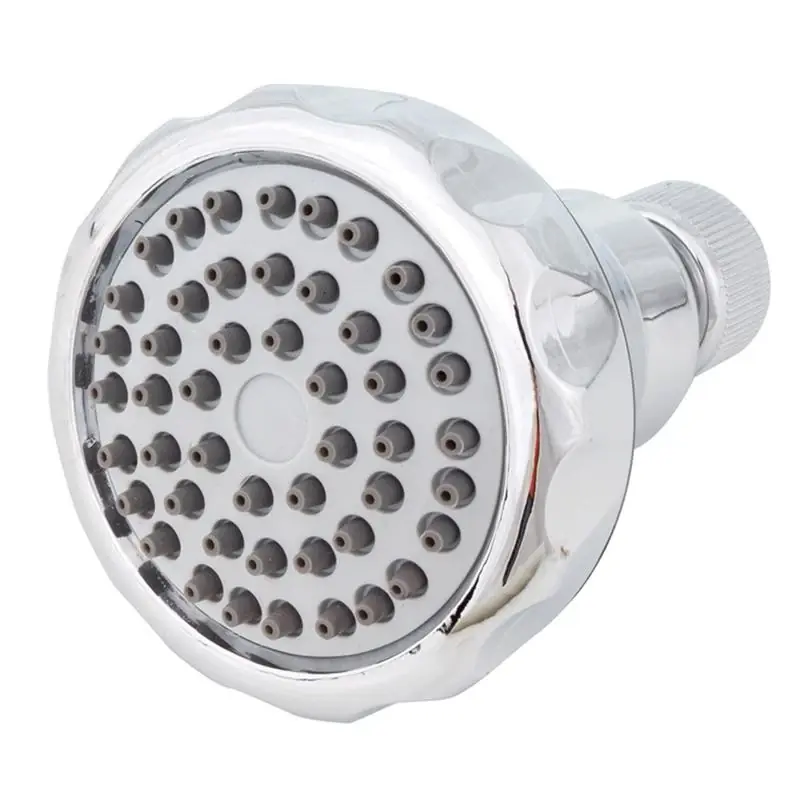 Chrome Plastic Wallmount Showerhead 2 Gpm 1 Setting