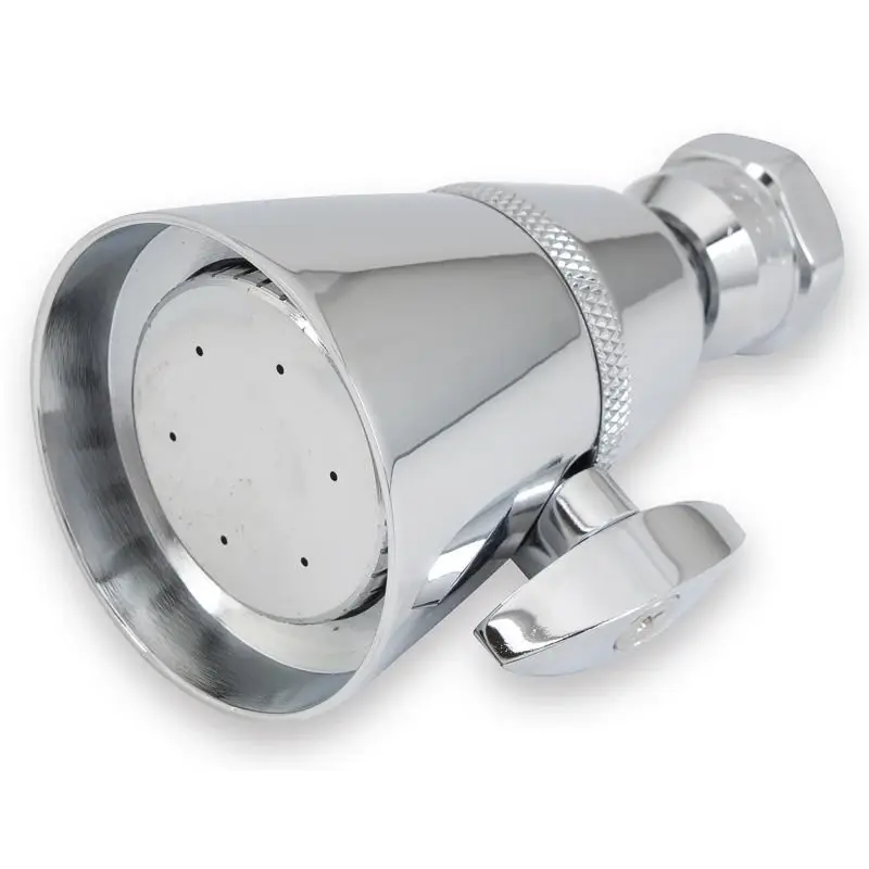 Adjust-a-spray Elite Chrome Brass Wallmount Showerhead 2 Settings 2 Gpm