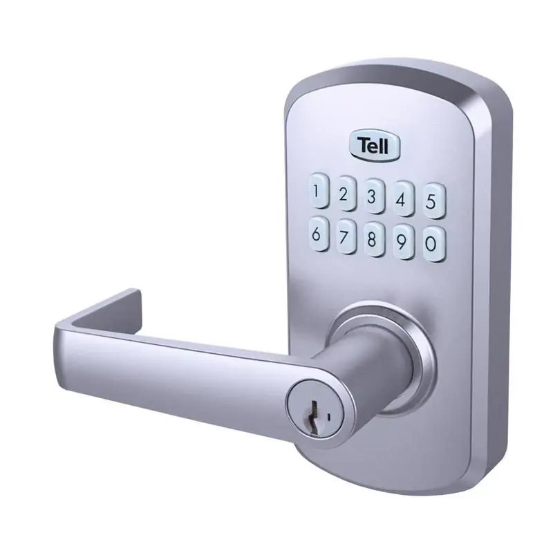 Manufacturing Satin Chrome Steel Electronic Keypad Entry Lock Cl103930
