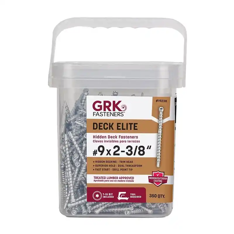 No. 9 In. X 2-3/8 In. L Silver Star Flat Head Deck Screws 350 Pk