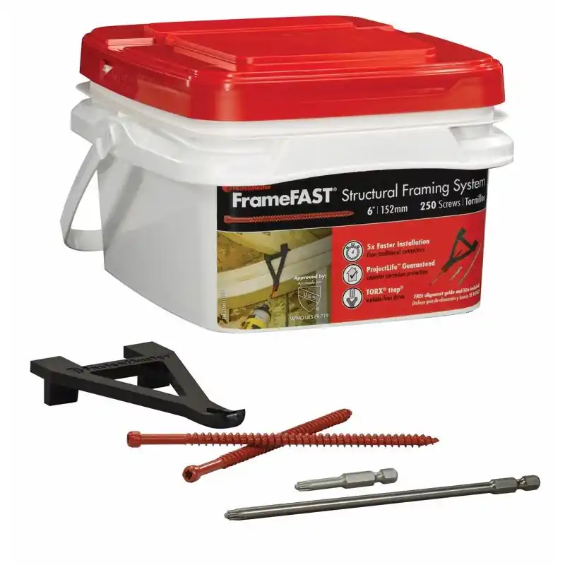 Framefast 6 In. L Torx Ttap Bold Structural Wood Screws 250 Pk