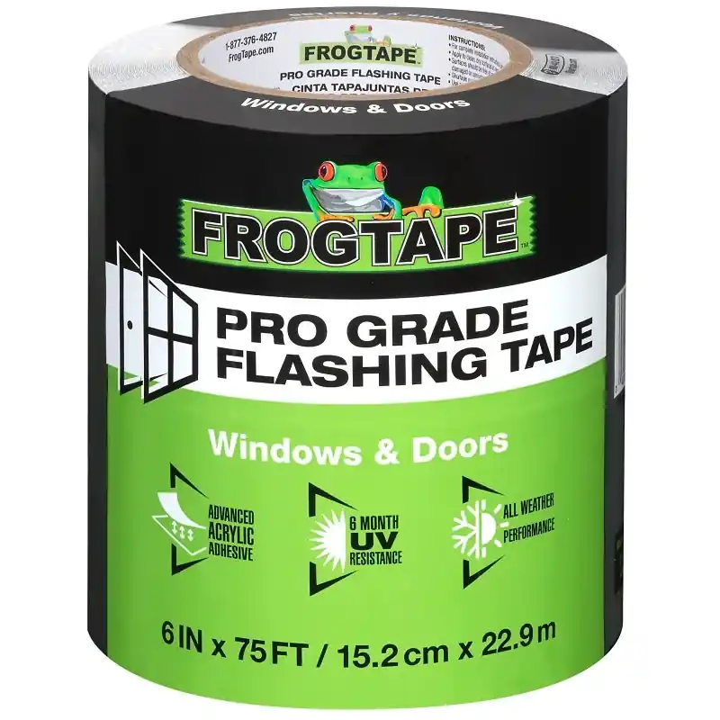 Pro Grade 6 In W X 75 Ft L Black Flashing Tape