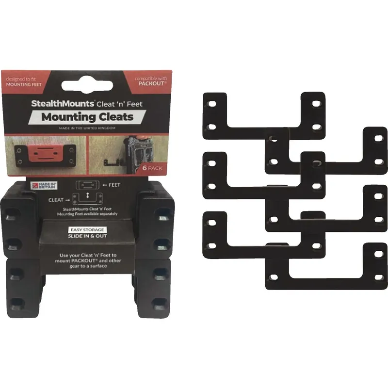 Mounting Cleats Compatible With Milwaukee Packout; Black Abs Packout Holder 6 Pk