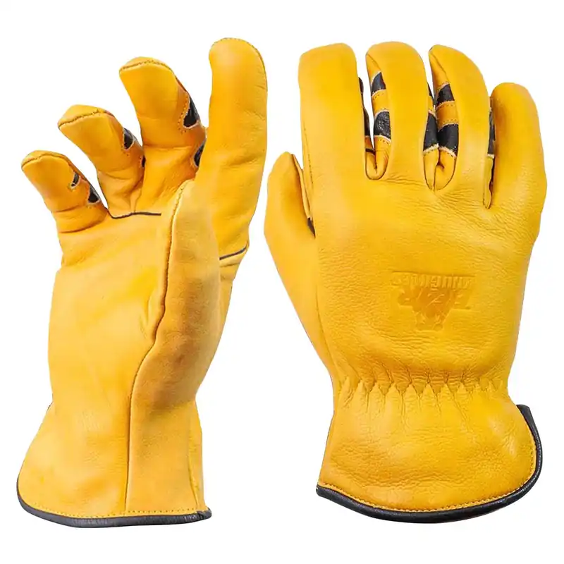 Work Gloves Yellow L 1 Pk