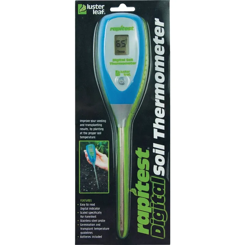 Fahrenheit Digital Soil Thermometer With Stainless Steel Probe - Model 1625