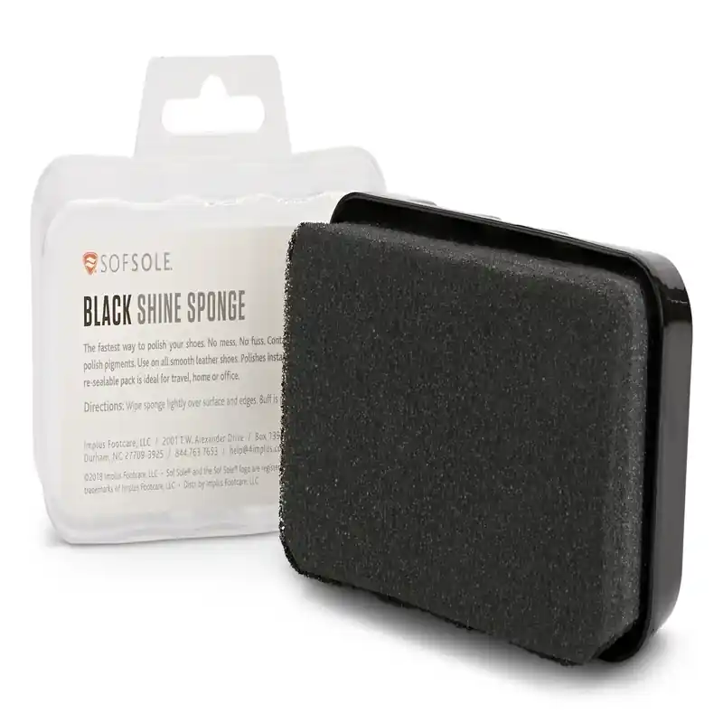 Black Shine Sponge For Leather And Vinyl