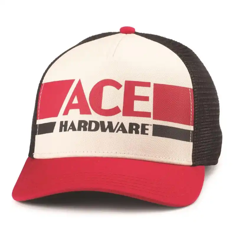 Logo Baseball Cap Black Ivory Red One Size Fits Most