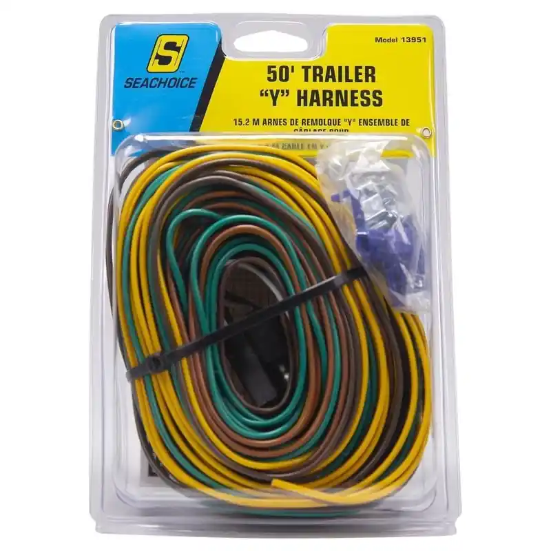 50 Feet 4 Flat Y-harness Connector Multicolored