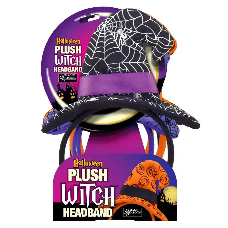 Plush Witch Headband 1 Pk
