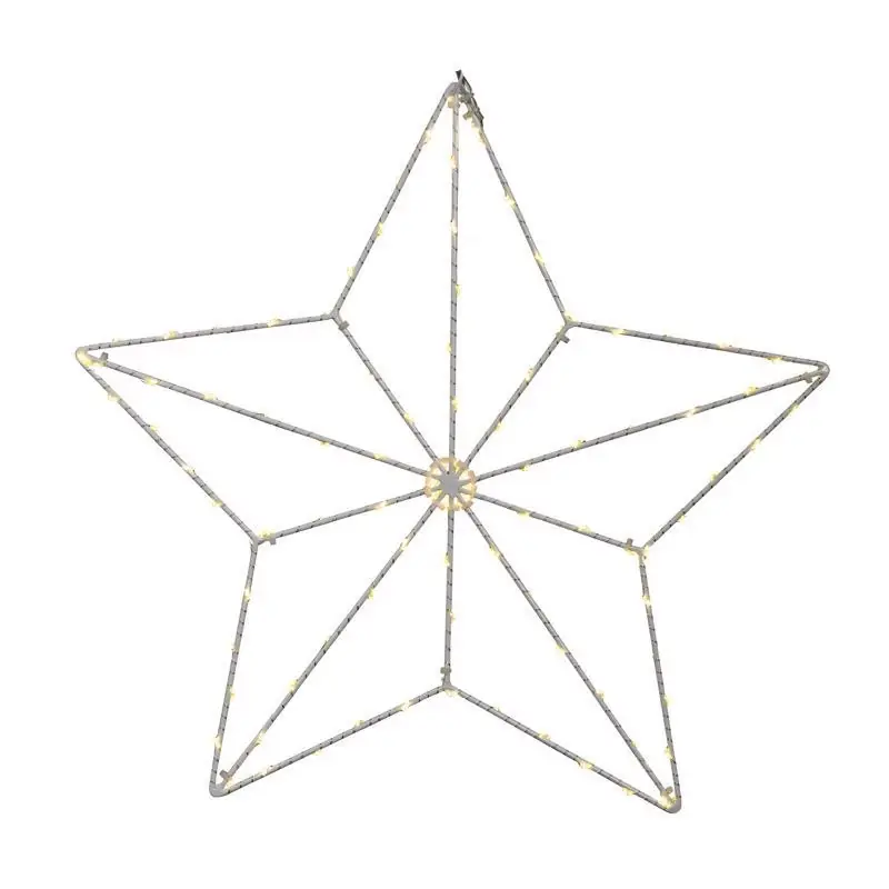 Led Warm White Star Silhouette 15 Inch Hanging Decor