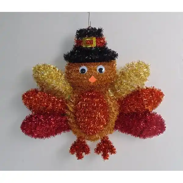 Harvest Turkey Wreath - Seasonal Decor For Thanksgiving