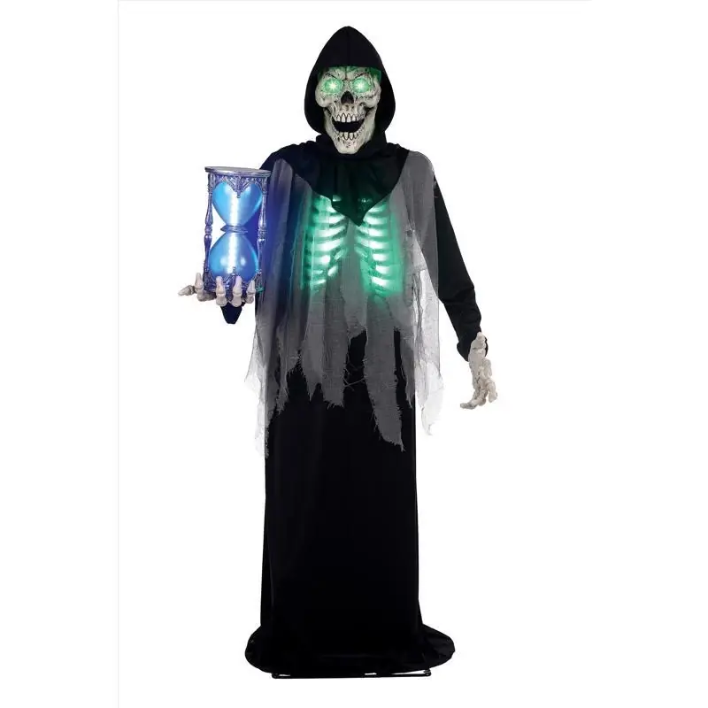 Seasons 6.5 Feet Prelit Animated Mr. Grim Yard Decor